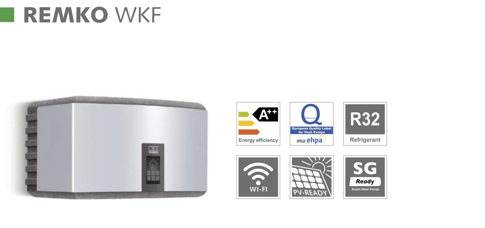 powietrzna pompa ciepła typu split REMKO WKF